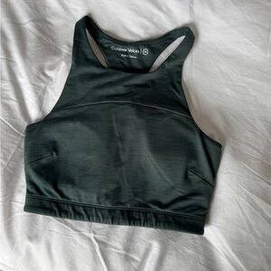 Outdoor Voices Women's Green Sports Bra - Size XS